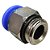 União Reta Pneumática Pu Macho 16mm X 1/2" Para Conexão - Imagem 5