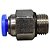 União Reta Pneumática Pu Macho 4mm X 1/8" Para Conexão - Imagem 8