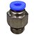 União Reta Pneumática Pu Macho 4mm X 1/8" Para Conexão - Imagem 5