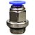 União Reta Pneumática Pu Macho 6mm X 1/4" Para Conexão - Imagem 9