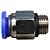 União Reta Pneumática Pu Macho 6mm X 1/8" Para Conexão - Imagem 9
