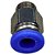 União Reta Pneumática Pu Macho 6mm X 1/8" Para Conexão - Imagem 7