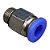 União Reta Pneumática Pu Macho 6mm X 1/8" Para Conexão - Imagem 8