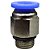 União Reta Pneumática Pu Macho 6mm X 1/8" Para Conexão - Imagem 1