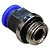 União Reta Pneumática Pu Macho 8mm X 1/4" Para Conexão - Imagem 3