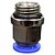 União Reta Pneumática Pu Macho 8mm X 1/4" Para Conexão - Imagem 6