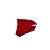 BOLHA POLICARBONATO COM BORDA LANDER 250 2020 2021 2022 2023 VERMELHO - Imagem 4
