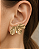 Brinco Folheado Ear Cuff Orgânico - Imagem 2