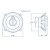 ALTO FALANTE 5'' TRIAXIAL 100W- HURRICANE  TRIAK5 - Imagem 2