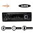 SOM AUTOMOTIVO USB/BT 4x45W  USB - KX3 - Imagem 1
