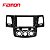 MOLDURA PAINEL 9" HILUX/SW4 09/15 AR DIGITAL + ANALÓGICO BLACK PIAN - 5911MD FIAMON - Imagem 2