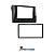 MOLDURA PAINEL 7" FIAT STILO 03/10 2 DIN - PERMAK - Imagem 2
