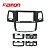 MOLDURA PAINEL  9" HILUX/SW4 06/15 AR DIGITAL + ANALOGICO BLACK PIANO - 6161MD FIAMON - Imagem 2