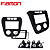 MOLDURA PAINEL 9"/7" SPACEFOX G1 PRETO FOSCO - 5864MD FIAMON - Imagem 4