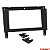 MOLDURA PAINEL  7" GOL/PARATI/SAVEIRO G3 PRETA - 2373MD FIAMON - Imagem 2