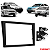 MOLDURA PAINEL 7" CORSA G2 02/11 MONTANA 03/11 MERIVA 03/11 VECTRA 05/11 PRETA 2DIN - 2350MD FIAMON - Imagem 1