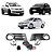 KIT FAROL AUX GOL G5 08/12 VOYAGE G5 08/12 SAVEIRO G5 10/13 - SHOCKLIGHT - Imagem 1