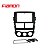 MOLDURA PAINEL 7" YARIS 18/ ENTRADA BOTÃO 4054MD - FIAMON - Imagem 3