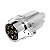 TOMADA ENGATE MACHO 7 POLOS CROMADA  PLUG (CARRETINHA) - Imagem 1