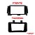 MOLDURA PAINEL 7" KICKS 16/22  2DIN - BLACK PIANO COM FRISO PRATA - 4004MD FIAMON - Imagem 3