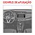MOLDURA PAINEL 7" KICKS 16/22  2DIN - BLACK PIANO COM FRISO PRATA - 4004MD FIAMON - Imagem 5