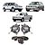 KIT FAROL AUX GOL G4 PARATI/SAVEIRO G4 06/09 BT/ORIG - SHOCKLIGHT - Imagem 1