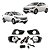 KIT FAROL AUX ONIX LT 17/ PRISMA LT 17/ C/MD BT/ORIG - SHOCKLIGHT - Imagem 1