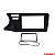 MOLDURA PAINEL 7" CITY 15/21 BLACK PIANO 2DIN - FIAMON - 4090MD - Imagem 4