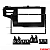 MOLDURA PAINEL 7" FIT 15/22 E WRV 17/22 2DIN BLACK PIANO- 4092MD - Imagem 2
