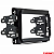 MOLDURA PAINEL 7" MOBI/UNO 15/21 2DIN PRETO (PADRAO JAPONES) - 3301MD FIAMON - Imagem 4