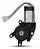 MOTOR VIDRO ELÉTRICO 8 DENTES 12V L/D - Imagem 1