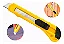ESTILETE PROFISSIONAL AMARELO 18MM - Imagem 1