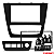 MOLDURA PAINEL 7" GOL/SAVEIRO/VOYAGE G5 C/ SUPORTE 4 BOTÕES PRETA - 4283MD FIAMON - Imagem 2