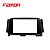 MOLDURA PAINEL 7" VERSA 21/ 2DIN PTO FOSCO C/ PRATA - 4276MD FIAMON - Imagem 2