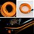 KIT FITA LED NEON PAINEL INTERIOR CARRO 5 METROS LARANJA - Imagem 4