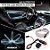 KIT FITA LED NEON PAINEL INTERIOR CARRO 5 METROS BRANCO - Imagem 2