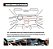 KIT FITA LED NEON PAINEL INTERIOR CARRO 2 METROS AZUL ESCURO - Imagem 5