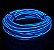 KIT FITA LED NEON PAINEL INTERIOR CARRO 2 METROS AZUL ESCURO - Imagem 1