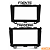 MOLDURA PAINEL CRV 12/17 1DIN/2DIN PRETO - AP907 - Imagem 2
