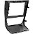 MOLDURA 7'' GOL/VOYAGE/SAVEIRO G6 C/SUPORTE 4 BOTÕES BLACK PIANO - EXPEX - Imagem 2