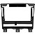 MOLDURA PAINEL 9'' PALIO 03/12 /SIENA 05/12 /STRADA 05/12 /IDEA 05/12 PRETO - EPX9FT002 - EXPEX - Imagem 3