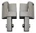 SUPORTE TREK ALI119 E AL120 C/ACAB SP078 PAR ROLLER PLUS - Imagem 1