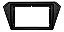 MOLDURA PAINEL 9'' GOL/SAVEIRO/VOYAGE G7/G8 PRETA - EXPEX - Imagem 1
