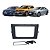 MOLDURA PAINEL 7" POLO/VIRTUS 18/ T-CROSS 19/ NIVUS 20/ PRETO FOSCO - FIAMON - Imagem 1