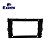 MOLDURA PAINEL 9" POLO/VIRTUS 18/ T-CROSS 19/ NIVUS 20/ PRETO FOSCO - EXPEX - Imagem 2