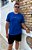 Camiseta 100% Algodão Premium Azul Royal - Imagem 3