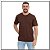 Camiseta 100% Algodão Premium Marrom - Imagem 1