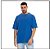 Camiseta 100% Algodão Oversized Estonada Azul Royal - Imagem 1