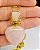 Colar Difusor de Quartzo Rosa Dourado - Autoestima, Amor e Gratidão - Aço Inoxidável - Imagem 3
