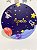 Placa de Porta Maternidade - Astronauta no Espaço Azul - Imagem 1